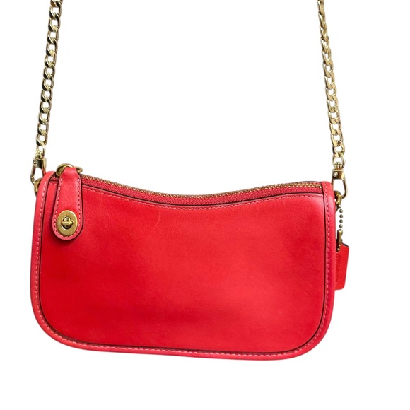 Coach c3931 swinger 20 bag in pink leather - Picture 1 of 13